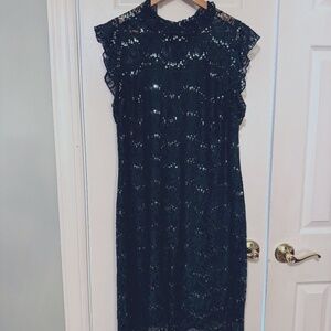 Dark Green Cocktail Dress